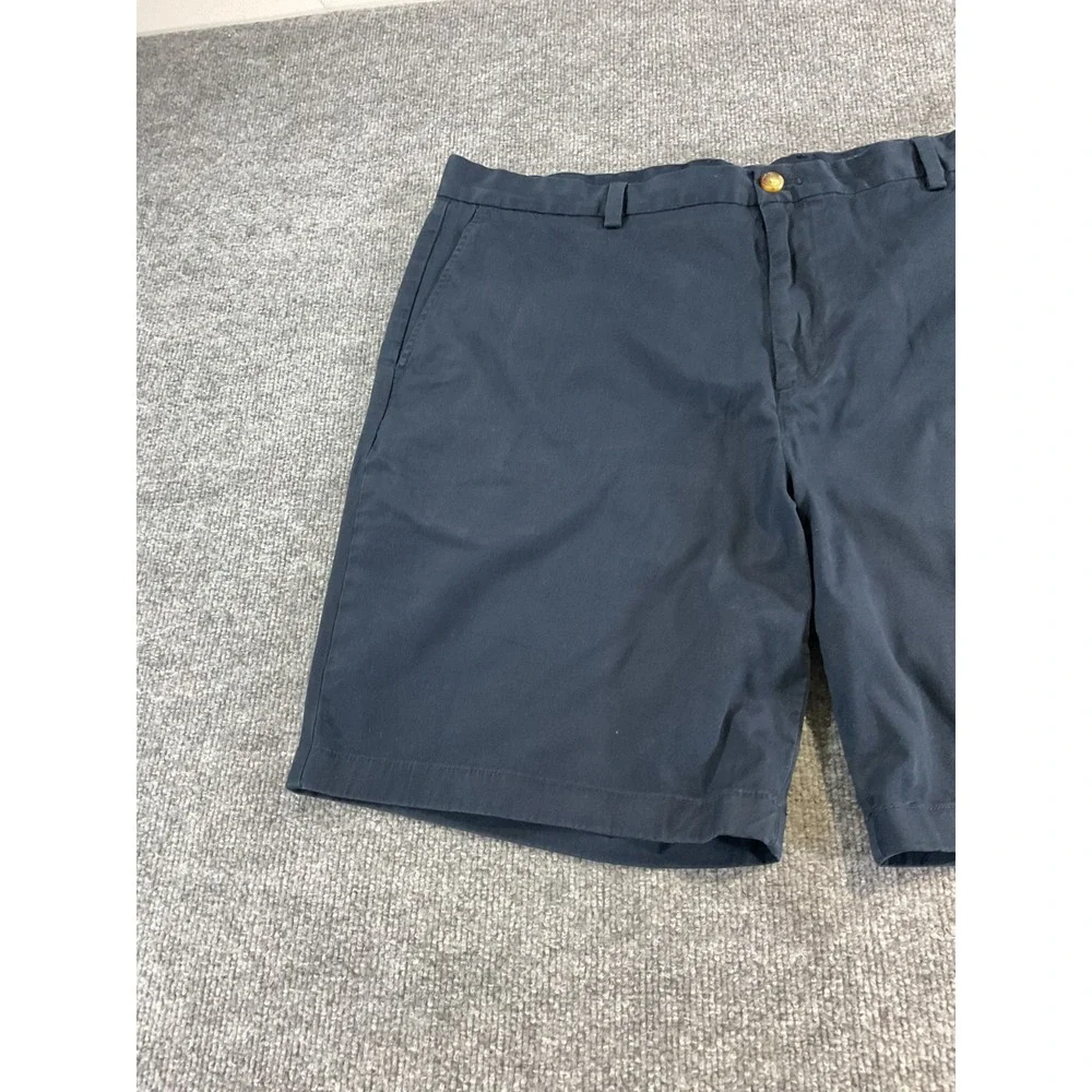 Vineyard Vines Men's Chino Shorts Size 40 Navy Blue Flat Front Casual Preppy Gol
